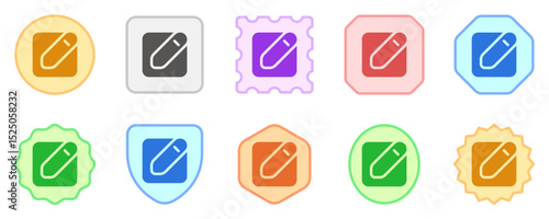 Editable edit text, type new, compose vector icon. Part of a big icon set family. Perfect for web and app interfaces, presentations, infographics, etc