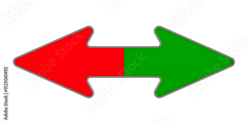 arrow on white background. ...