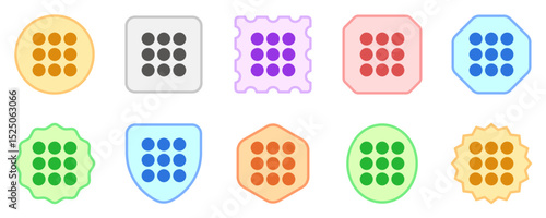 Editable vector pattern lock icon. Part of a big icon set family. Perfect for web and app interfaces, presentations, infographics, etc