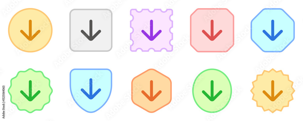 Vector single arrow chevron down icon. Black, white background. Perfect for app and web interfaces, infographics, presentations, marketing, etc. Vector single arrow chevron down icon. Black, white background. Perfect for app and web interfaces, infographics, presentations, marketing, etc.