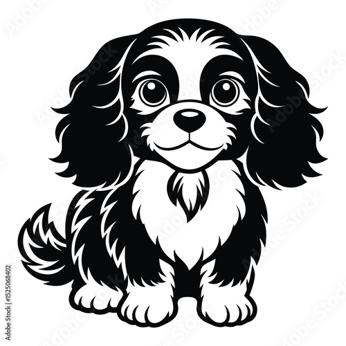 Cavalier King Charles Spaniel SVG