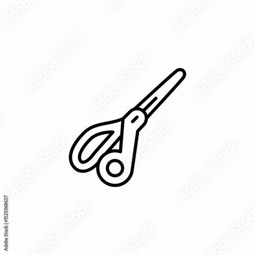 scissors shears icon sign vector