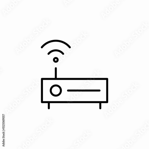 smart dvd player icon sign vector