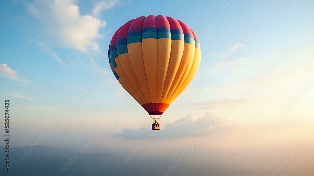 Fototapeta premium hot air balloon in flight