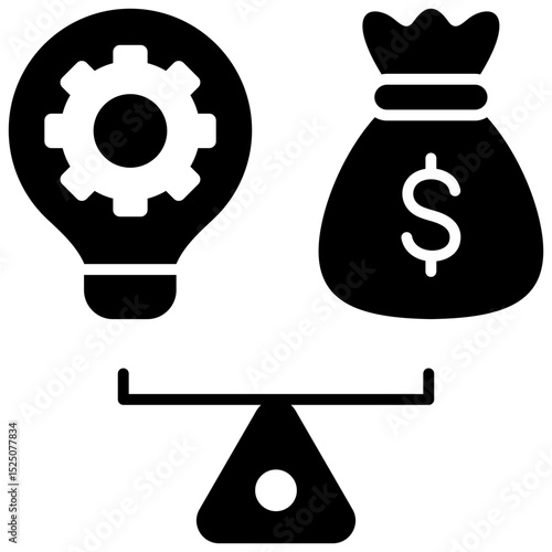 Break Even Point Icon