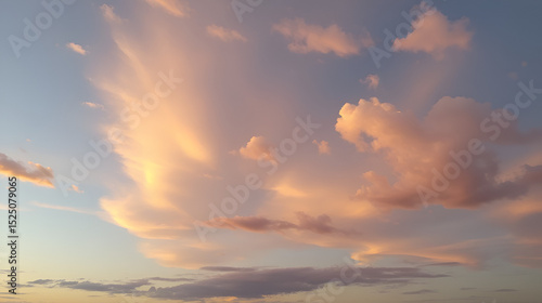 cielo nuvoloso al tramonto