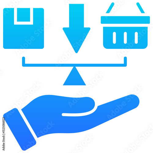 Supply And Demand Icon
