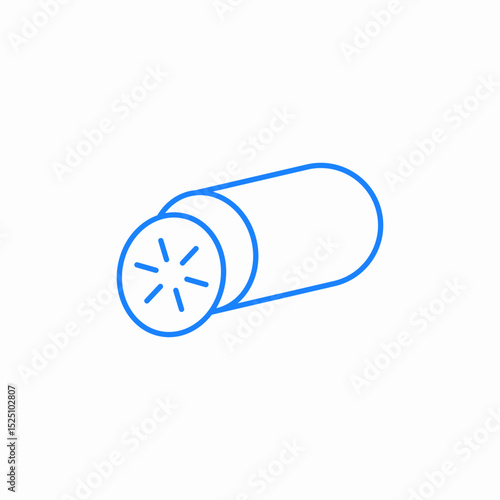 cucumber vegetable icon sign vector
