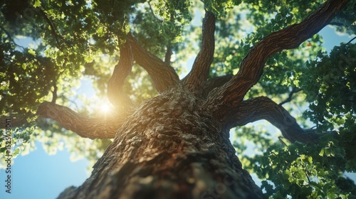 Majestic tree canopy