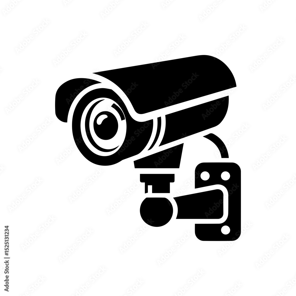 CCTV camera icon. security camera icon. CCTV camera icon. security camera icon.