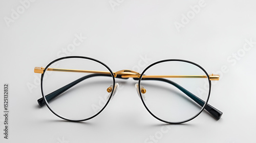 the glasses are made from black and gold