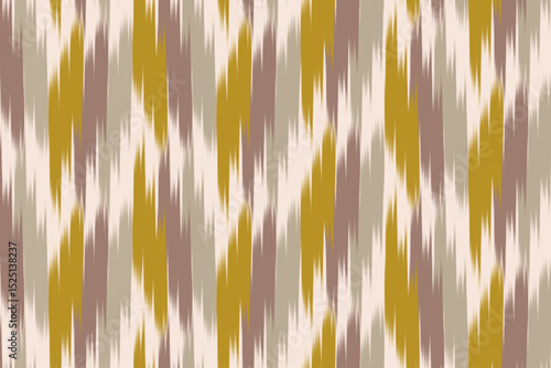 Uzbekistan ikat pattern. Uzbekistan ikat abstract ethnic design. Uzbekistan pattern design for background, wallpaper, textile, art, clothing, wrapping paper, Uzbek style, Uzbek fabric