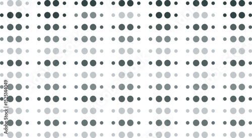 Texture in the form of gray and dark dots of different sizes, similar to atomic structures.