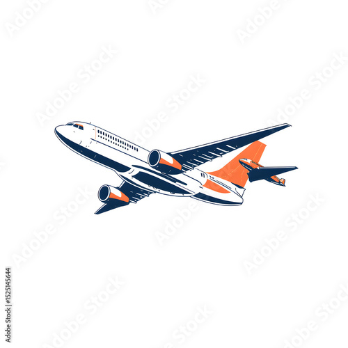 military jet fighter vector illustration