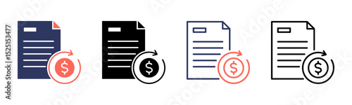 Roi icon sheet multiple style collection