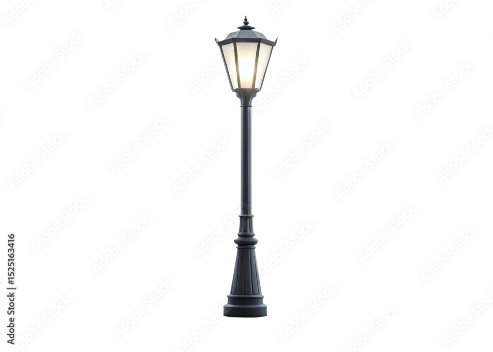 Fototapeta premium Street Light isolated on white background