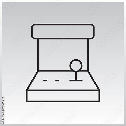 Games outline icon. Gaming icon elements containing points and life bars, console, player, chess, multiplayer, casino and mobile game icons.video games, gaming, technology, gadget, esport.