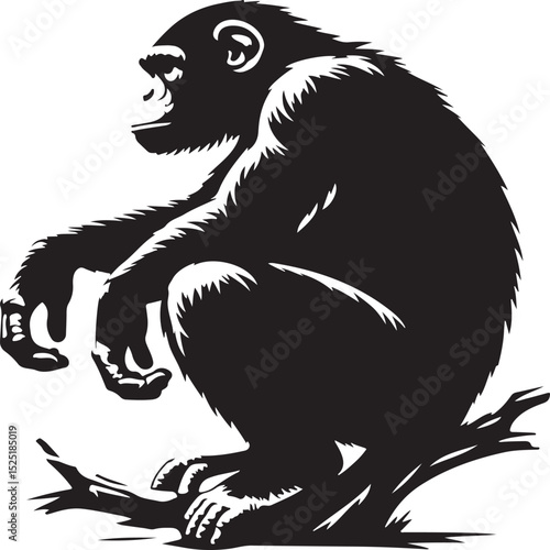 chimpanzee vector