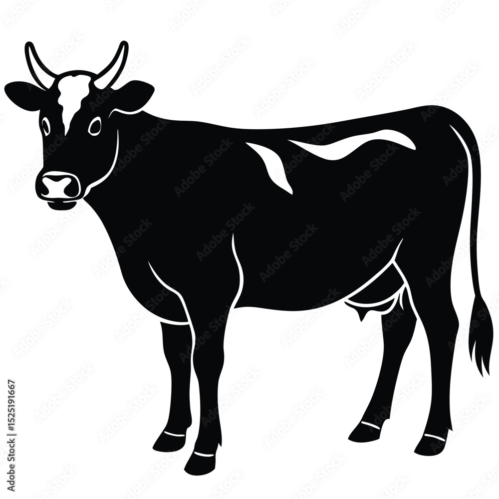 Fototapeta premium cow vector
