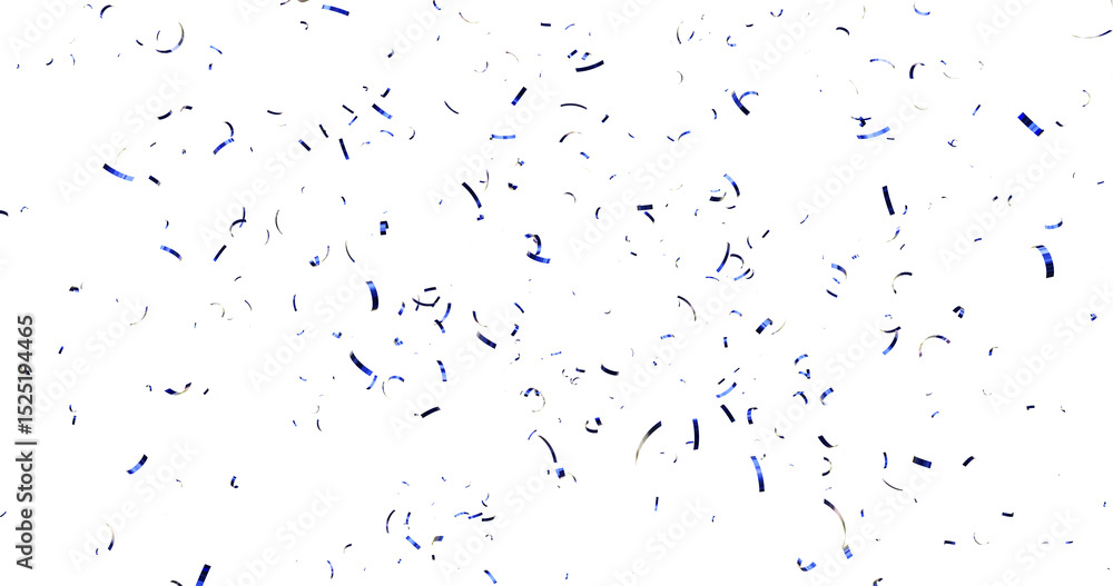 Obraz premium Colorful Confetti against a White Background Tranparent BG Confeti. Confetti partical isolated background. 3d Rendering Transparent Confetti.