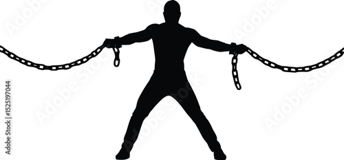 Breaking Chains Silhouette - Fierce Liberation Power