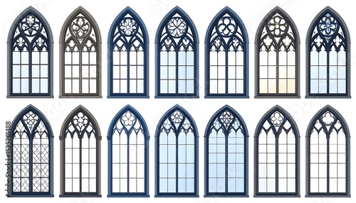 Gothic Arch Windows Collection.