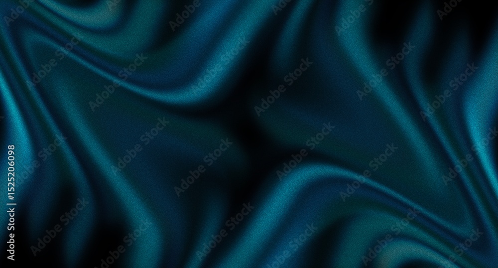 Fototapeta premium Abstract blue gradient background texture with noise blurred Fluid liquid grainy banner