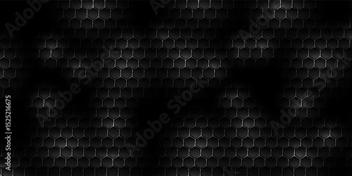White 3d hexagonal technology vector abstract background. Blue bright energy flashes under hexagon in modern technology futuristic background vector illustration. White honeycomb texture grid.