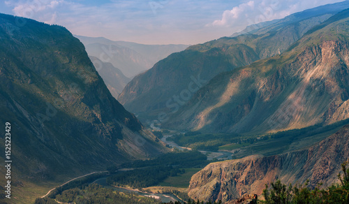 Panorama of the Chulyshman ...