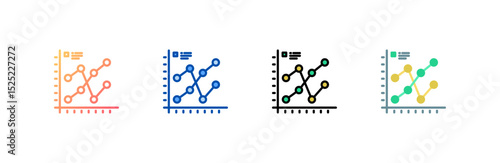 Variability icon set multiple style collection