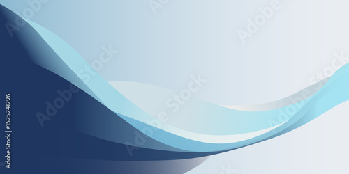 abstract blue wave background