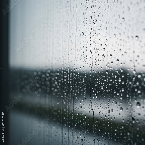 raindrops on window
