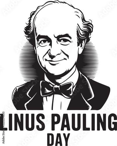 Linus Pauling Day T-shirt design