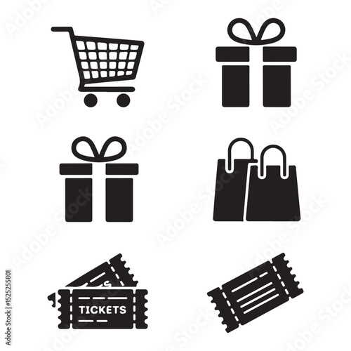 Shopping Icons & Symbols for E-commerce & Retail