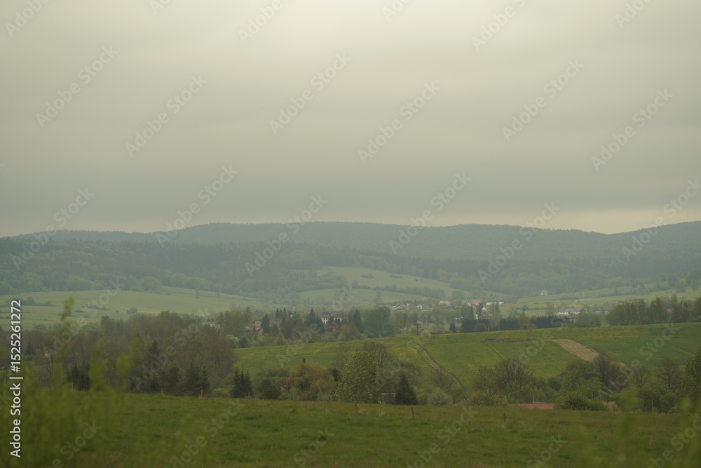 Obraz premium morning in the mountains