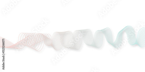 abstract wave element for design pink and white. Design template for cover, business. Abstract dynamic color lines, waves. Vector geometric backgrounds