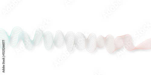 abstract wave element for design pink and white. Design template for cover, business. Abstract dynamic color lines, waves. Vector geometric backgrounds