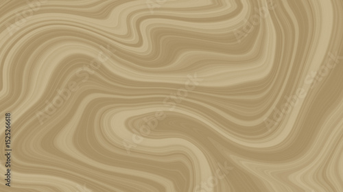 Neutral abstract background for design or presentation. Beige wavy pattern image suitable for decorative or creative isolated use.