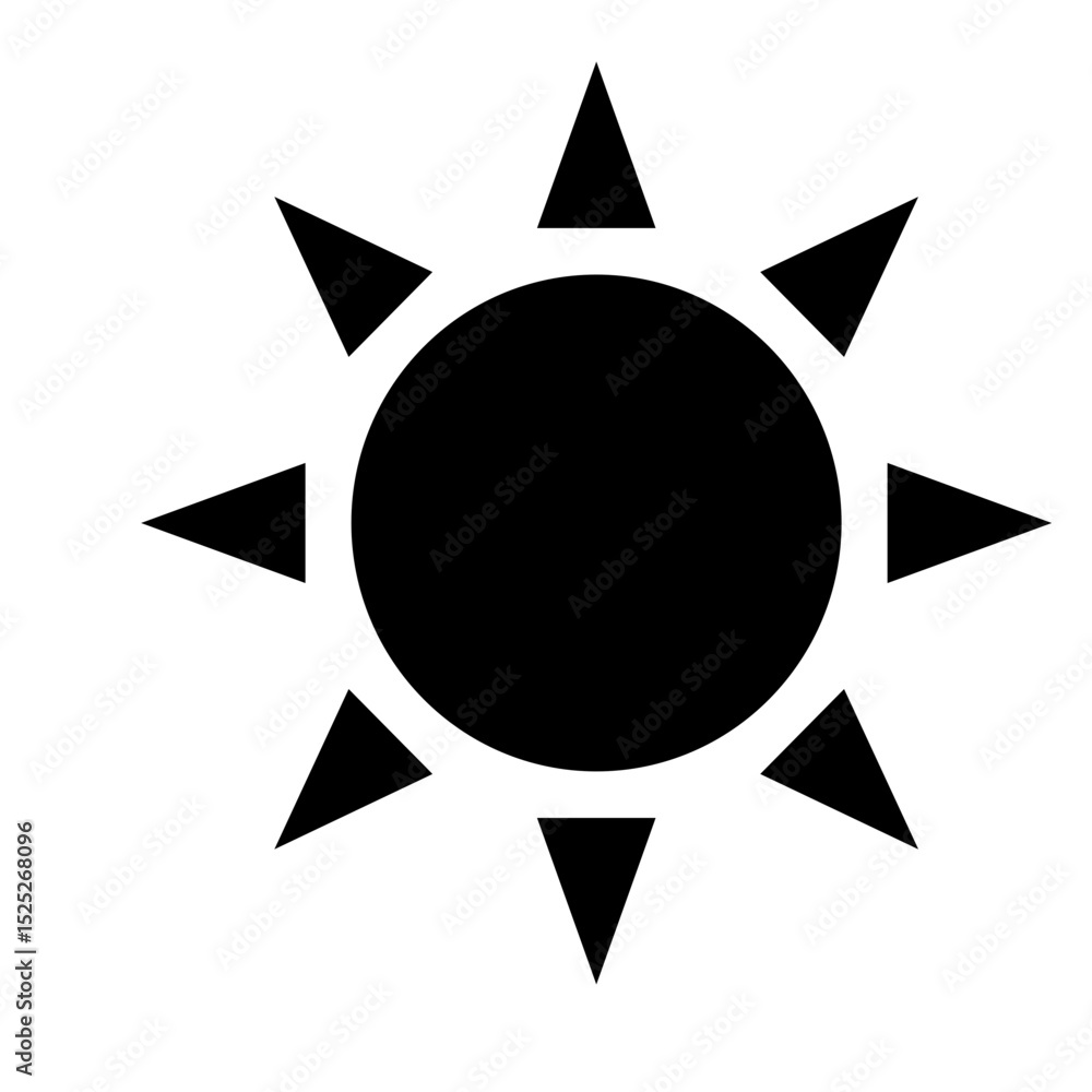 sun icon vector illustration concept sun icon vector illustration concept