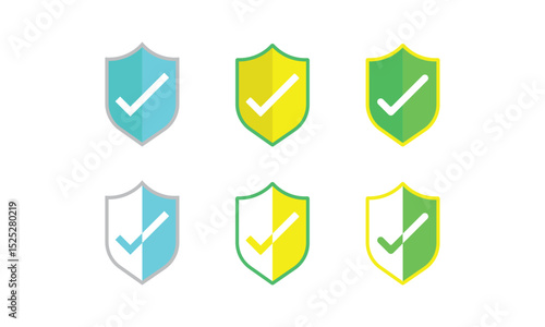 Free Download Verified Security Check Mark Icons Vector Design. - GFXLoad