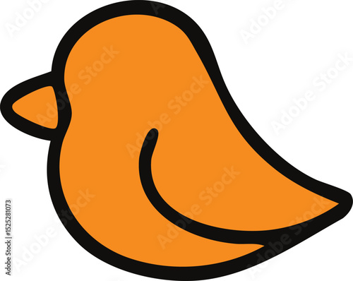 Yellow Bird Icon