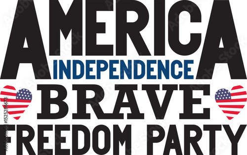 Wallpaper Mural America Independence Brave Freedom Party, 4th July T-shirt, T shirt Design, USA Flag, Vintage, United States, Holiday, United Torontodigital.ca
