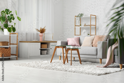 Interior of living room wit...