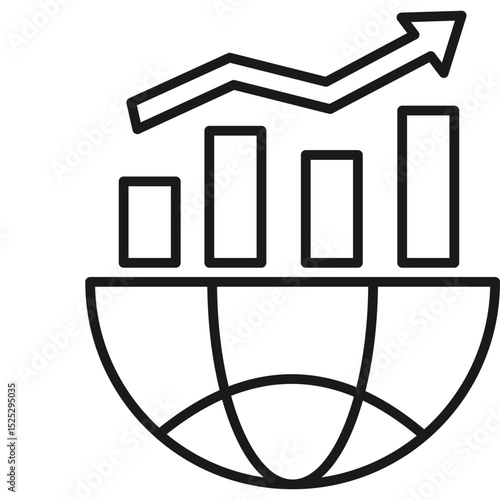 Going Public Outline Icon