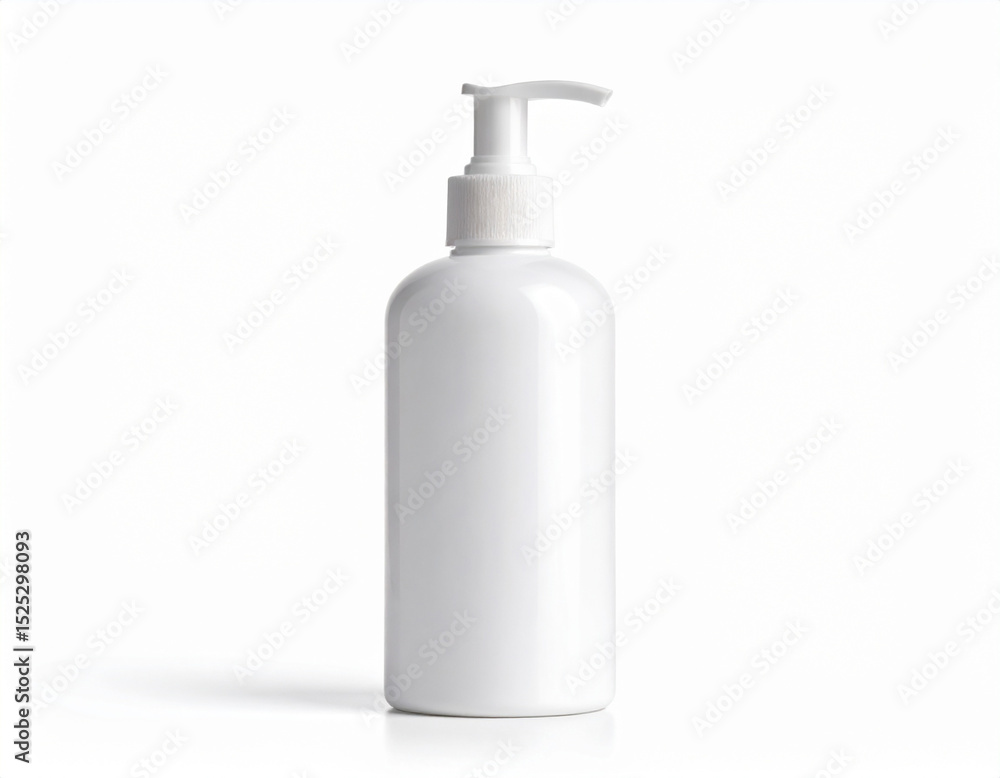 White Dispenser Bottle Mockup on White Background for Cosmetic or Skincare Packaging
White Dispenser Bottle Mockup on White Background for Cosmetic or Skincare Packaging