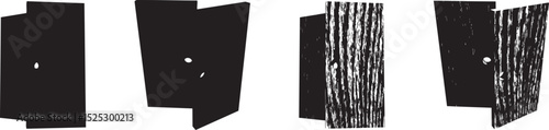 doors vector silhouettes