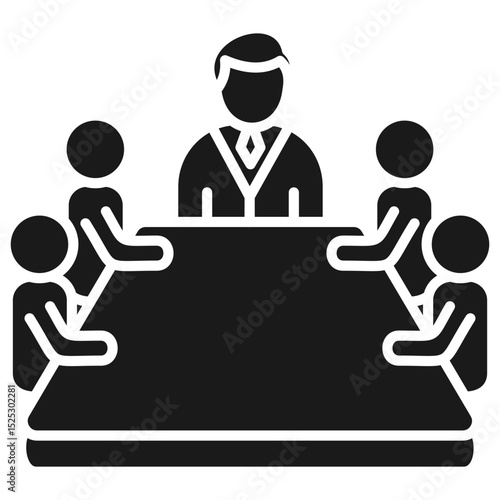 Board Of Directors Glyph Icon