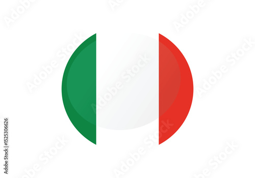 Round Flag Selection Button Badge Icon with Italy Flags Vector Image. Round Flag of Italy. Circle badge Italy flag button. National symbol of France. italian patriotic sign tricolor flag. Free Download Round Flag Selection Button Badge Icon with Italy Flags Vector Image. Round Flag of Italy. Circle badge Italy flag button. National symbol of France. italian patriotic sign tricolor flag. - GFXLoad