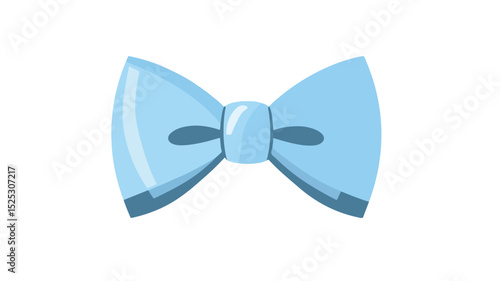 Elegant Bow Tie Flat Icon Vector Isolated Illustration for Formal Attire Design