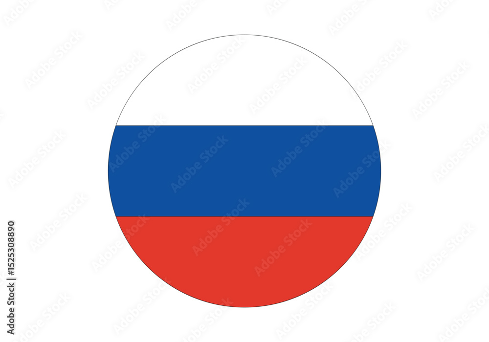Round Russia Flag Icon – Russia Flag Circular Vector Badge with Standard Colors and National Symbol. Circle Flag Icon of Russia, Button Badge Icon.
Round Russia Flag Icon – Russia Flag Circular Vector Badge with Standard Colors and National Symbol. Circle Flag Icon of Russia, Button Badge Icon.